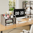 CHOEZON Wooden Desk Organizer with Adjustable Partitions - Image 4
