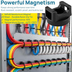 225-Pc Magnetic Cable Ties Set,Magnetic Zip Tie Mounts & Cable Ties - Image 4
