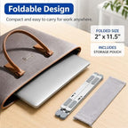 Adjustable Foldable Portable Laptop Stand for Desk Gray - Image 6