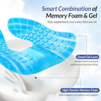 ZIKEE Pioneering Gel Seat Cushion for Sitting Pain Relief & Cooling Comfort - Image 2