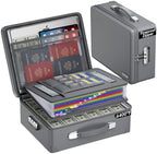 DocSafe 6400°F Fireproof Document Box with Lock, 10 Layers Heat Insulated by DocSafe