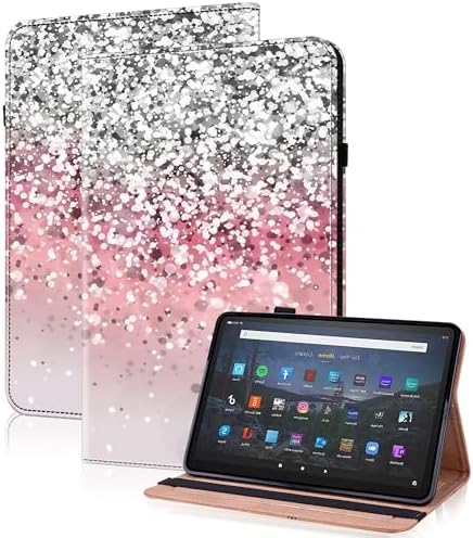 Case for Amazon Kindle Fire Max 11 (13th Generation, 2023 Release) 11" - PU Leather Flip Case with Elastic Band & Card Slots/Holder, Multi-Angle Viiewing Stand Tablet Cover, Gradation by TUOLISG