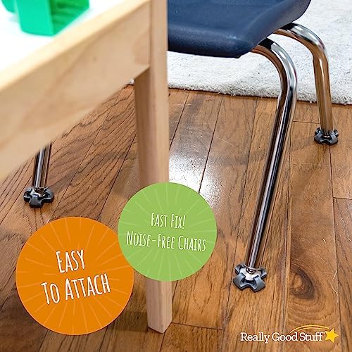 Really Good Stuff Fuzzy Feet Chair Glides, 144 Pieces - Image 3
