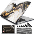 DONGKE Compatible with MacBook Pro 16 Inch Case (2026-2021 Release, M5 M4 M3 M2 M1 Pro/Max Chip), Plastic Hard Shell Cover with Keyboard Cover & Screen Protector for MacBook Pro 16", Abstract Marble by DONGKE