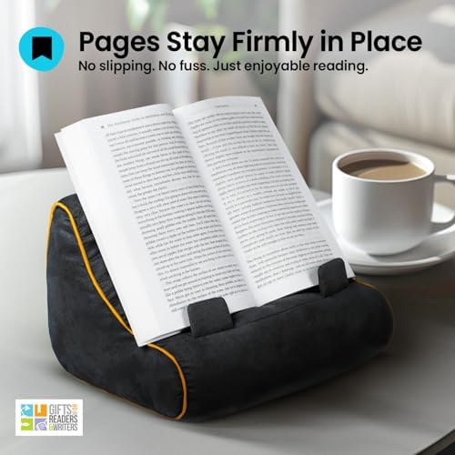 Thinking Gifts Tablet & Book Stand - Soft Book Couch Black - Image 6