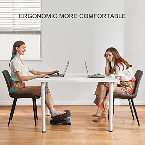 HUANUO Adjustable Foot Rest for Under Desk with Massage Surface and Tilt (Pack of 5) - Image 4