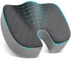 TushGuard Memory Foam Office Chair Seat Cushion - Dark&Light Grey, X-Large by TushGuardSeatCushonsPillows