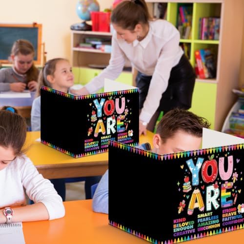 24 Pcs Privacy Folders for Students Testing, You are Smart, Colorful - Image 5