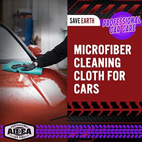 AIDEA Microfiber Cleaning Cloth-200PK, Microfiber Towels for Cars, 12×12" - Image 4