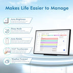 15.6" Digital Calendar Smart Chore Chart & Electronic Planner - Image 5