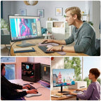 Ergonomic Mouse Pad Wrist Support, 2 in 1 Keyboard Wrist Rest Set - Image 7