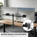 Dual Ultrawide Monitor Mount for 17-40'', up to 19.8lbs/arm - Image 5