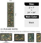 DUKINO 2x7 Runner Rug for Hallway, Washable Kitchen Rugs Non Slip, Black - Image 2