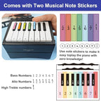 Piano Calendar 2027 Desk Calendar, Magical Music Themed Singer Kpop Playable Piano Desk Calendar 2027, Demon Mini Piano With 12 Music Scores in 13 Cards Gifts for Hunters Fans Home Decor - White - Image 5