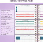 Clever Fox Budget Planner & Monthly Bill Organizer, Medium Purple - Image 3
