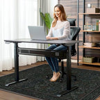 48"x72" Office Chair Mat for Hardwood Floor, Non-Slip Washable Dark Green - Image 2