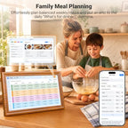 DP1503 Smart Digital Calendar&Chore Chart, 15.6"Family Hub Planner (Walnut) - Image 5