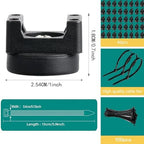 40 Pcs zbab1 Magnetic Zip Tie Mount Base, 35LBS Strong Magnetic Wire Holder & Cable Clips,Magnetic cable management for cars, offices, homes, and boats Diameter 25mm - Image 4