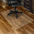 Kuyal Clear Chair mat for Hardwood Floor 44 x 58 inches Floor Mats by Kuyal