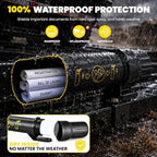 4 Pack Waterproof Truck Registration Document Holder Tube, 2 Inch Diameter, Heavy Duty Storage for Permits & Insurance Papers, Semi Truck Trailer Fleet Vehicles - Image 7