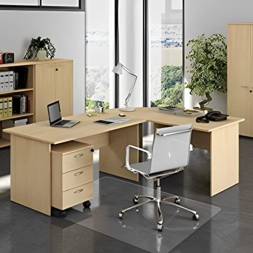 FuturHydro Chair Mat for Hardwood Floor, 30" x 48" Clear Anti-Slip Computer Desk Chair Floor Mat, Easy Glide, Transparent Mats for Office, Home and Gaming Floors (Rectangle) - Image 2