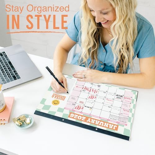 Large Desk Calendar 2026 - Desktop Calendar 2026-2027 - Image 2