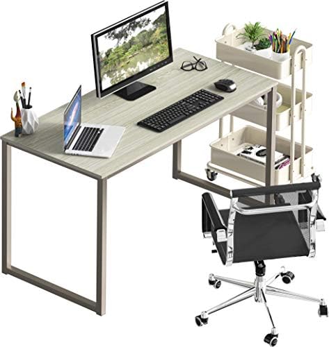 SHW Mission 40-Inch Home Office Computer Desk, Maple - Image 6