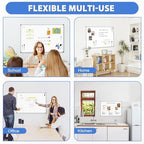 Double-Sided White Board Dry Erase Magnetic Whiteboard Wall 36x24, 4-Pack - Image 4