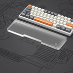 Acrylic Keyboard Wrist Rest - Mini 61Key Keyboard- Mechanical Keyboards Ergonomic Palm Rest for Computer Keyboard,Anti-Slip Base,Wrist Pad for Laptop,Office & Home-Easy Typing by SELORSS