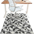 48"x60" Office Chair Mat for Hardwood Floor, Non-Slip Brushed Quartz by BESBLEE