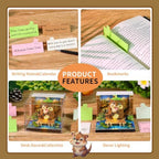 3D Calendar 2027,Time Piece Calendar 2027,Cute Beaver Carpenter 3D Art Notepad Calendars,3D Memo Pad,Tear Away Calendars,Christmas Gift,New Year Gift (Beaver Carpenter) - Image 5