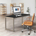 SHW 55-Inch Commercial-Grade Office Computer Desk, Espresso - Image 2