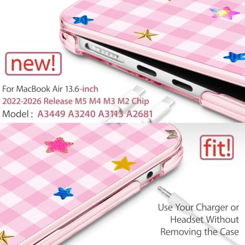 May Chen Case for M5/M4/M3/M2 MacBook Air 13 inch Case 2026-2022 Release - Image 2