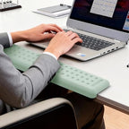 Leolee L-Shaped Desk Long Wrist Rest Elbow 60CM, Pale Green Arm Rest Desk - Image 5