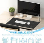 PATIKIL 47.2" x 23.6" Large Felt Desk Pad Protector, Non-Slip Desk Mat Full Table Mouse Pad Keyboard Mats for Laptop Computer Writing Desk Table Gaming Home, Wine Red - Image 6