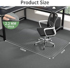 WASJOYE Office Chair Mat for Carpet, 30" x 48" Clear Heavy Duty Chair Mat - Image 2