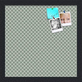 PinPix 14x14 inch Cork Bulletin Board. This Decorative Framed Pin Board Comes with Diamond Pattern in Nile Green Design and Satin Black. Ideal for Home, Office Decor or School (PinPix-380) by PinPixBulletinBoards