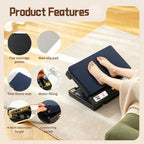 Foot Rest Under Desk, 4-Angle Adjustable, Massage & 1.18" Thin Fleece pad - Image 4