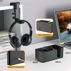 KDD Headphone Stand & Controller Holder & 4 in 1 Desk Cup Holder - Clamp on Under Desk Headphone Hanger - Image 7