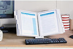 Durable Desktop Reference System with 10 Double-Sided Panels - Letter-Size 8.5" x 11" Inches - Gray SHERPA Design - Desk Reference Organizer - Image 4