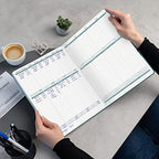 Clever Fox Income & Expense Tracker, Business Ledger 5.8x8.3 Dark Teal - Image 6