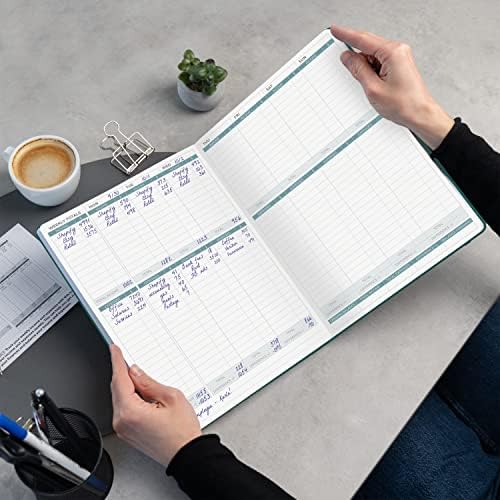 Clever Fox Income & Expense Tracker, Business Ledger 5.8x8.3 Dark Teal - Image 6