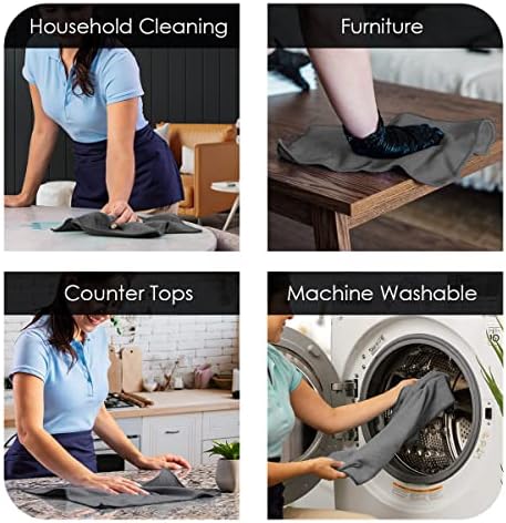 Avalon Towels Microfiber Cleaning Cloths (Value Pack of 100) - Size 12 x 12 Inches, Highly Absorbent Cleaning Rags, Lint Free, Reusable and Washable, Microfiber Towels for Cars - Image 3