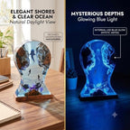Cool Headphone Stand Holder for Desk, Handmade Ocean Lamp, Ocean Gifts - Image 4