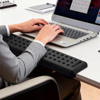 Leolee L-Shaped Desk Long Wrist Rest Elbow 60CM, Black Arm Rest for Desk - Image 5