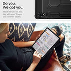 Spigen for Galaxy Tab S8 Plus Case (2022), Galaxy Tab S7 Plus Case (2020), Rugged Armor Pro Protective Tri-Fold Cover and S Pen Holder, 12.4 inch, Black - Image 4