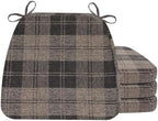 AAAAAcessories Chair Cushions for Dining Chairs, 17 x 16 x 2 in, Set of 4 by AAAAAcessories