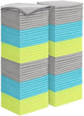 AIDEA Microfiber Cleaning Cloth-100PK, Microfiber Towels for Cars 12"x16" by AIDEAHOME