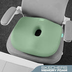 Skechers Seat Cushion Memory Foam,Donut Pillow Office Chair Cushion for Tailbone Pain Relief,Butt Pillow for Office Chair,Car seat Cushion,Long Sitting Office Workers,and Car Drivers,Green - Image 4