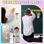 Novabright 48 Pack Magnetic Pen Marker Holder Bulk Wall Mounted Marker Organizer for Whiteboard, Fridge, Office for Dry Erase Markers, Pens, Erasers(Pastel Color) - Image 4